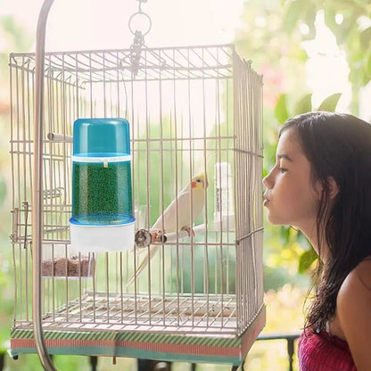 Wholesale Bulk 415ml Parakeet Water Dispenser Automatic Bird Feeder Large Capacity Pets Feeding Supplies For Lovebirds Budgie Parrots Bird - Furbury