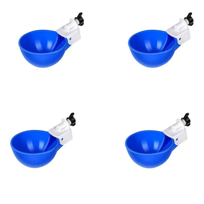 Wholesale Bulk 4PCS Poultry Kit Automatic Chicken Water Feeder Automatic Drinking Bowl Feeding Watering Supplie Chicken Waterer - Furbury