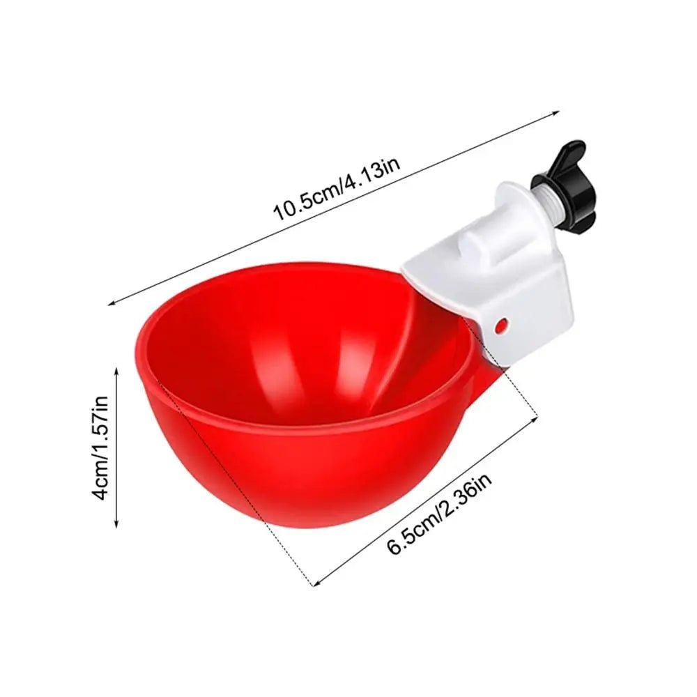 Wholesale Bulk 4PCS Poultry Kit Automatic Chicken Water Feeder Automatic Drinking Bowl Feeding Watering Supplie Chicken Waterer - Furbury