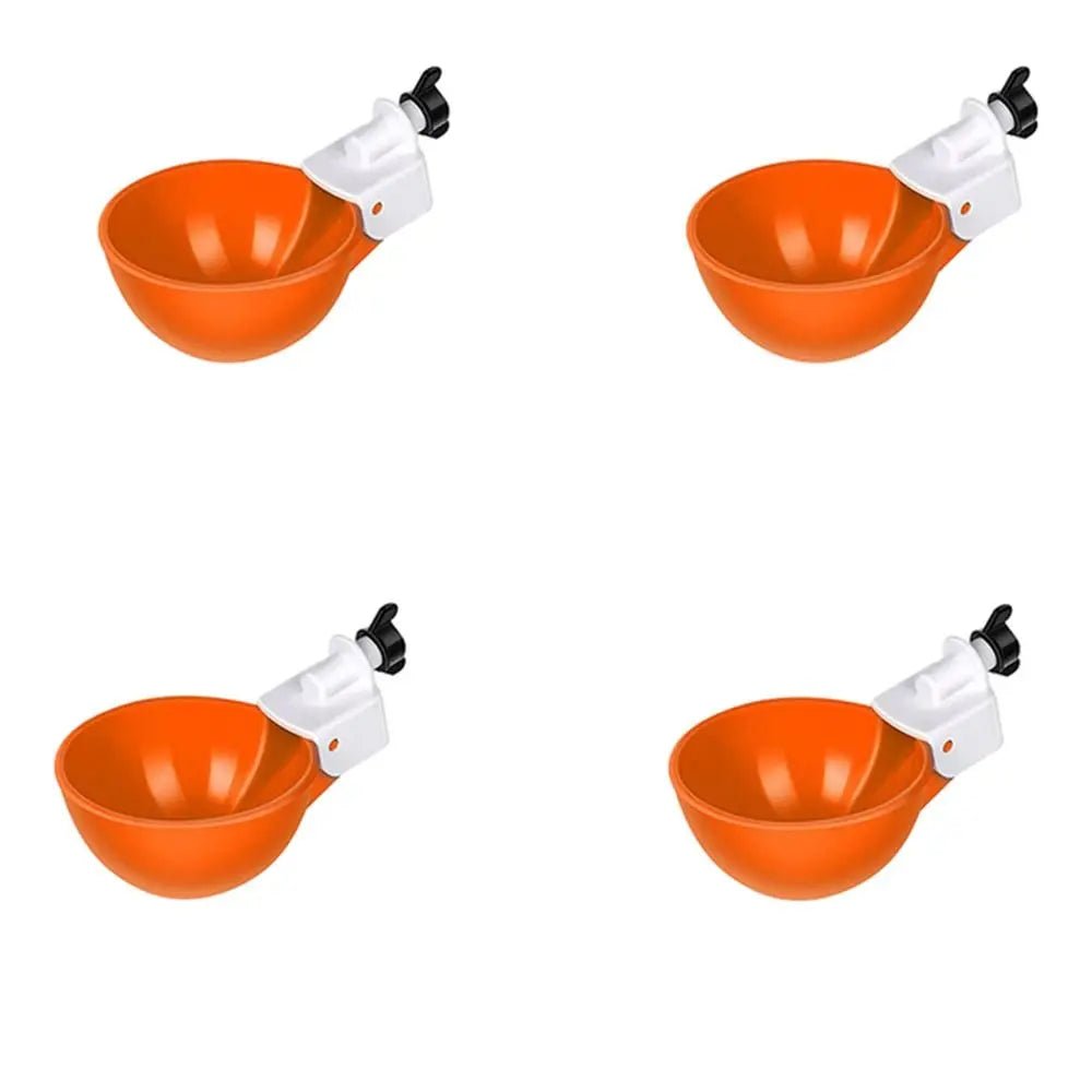 Wholesale Bulk 4PCS Poultry Kit Automatic Chicken Water Feeder Automatic Drinking Bowl Feeding Watering Supplie Chicken Waterer - Furbury