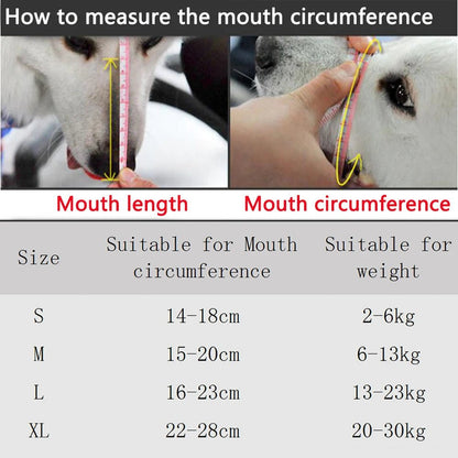 Wholesale Bulk Anti Barking Dog Muzzle for Dogs Adjustable Mesh Breathable Pet Mouth Muzzles Small Medium Large Dogs Anti - biting Pet Supplies - Furbury