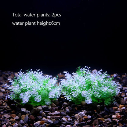 Wholesale Bulk Aquarium Plants Ornaments Plastic Simulation Artificial Water White Yellow Brown Red Grass Fish Tank Decoration Accessories - Furbury
