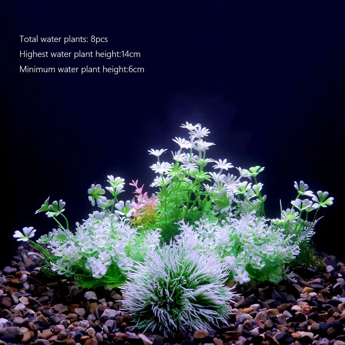 Wholesale Bulk Aquarium Plants Ornaments Plastic Simulation Artificial Water White Yellow Brown Red Grass Fish Tank Decoration Accessories - Furbury