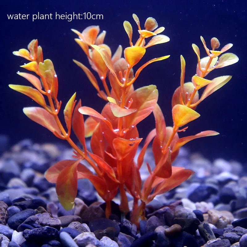 Wholesale Bulk Aquarium Plants Ornaments Plastic Simulation Artificial Water White Yellow Brown Red Grass Fish Tank Decoration Accessories - Furbury
