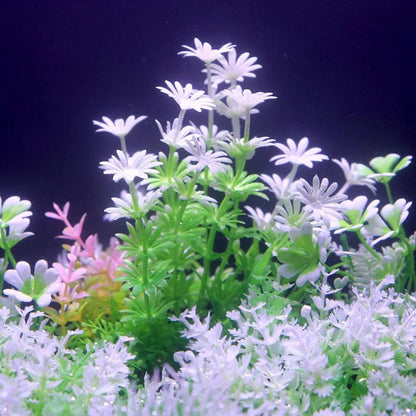 Wholesale Bulk Aquarium Plants Ornaments Plastic Simulation Artificial Water White Yellow Brown Red Grass Fish Tank Decoration Accessories - Furbury