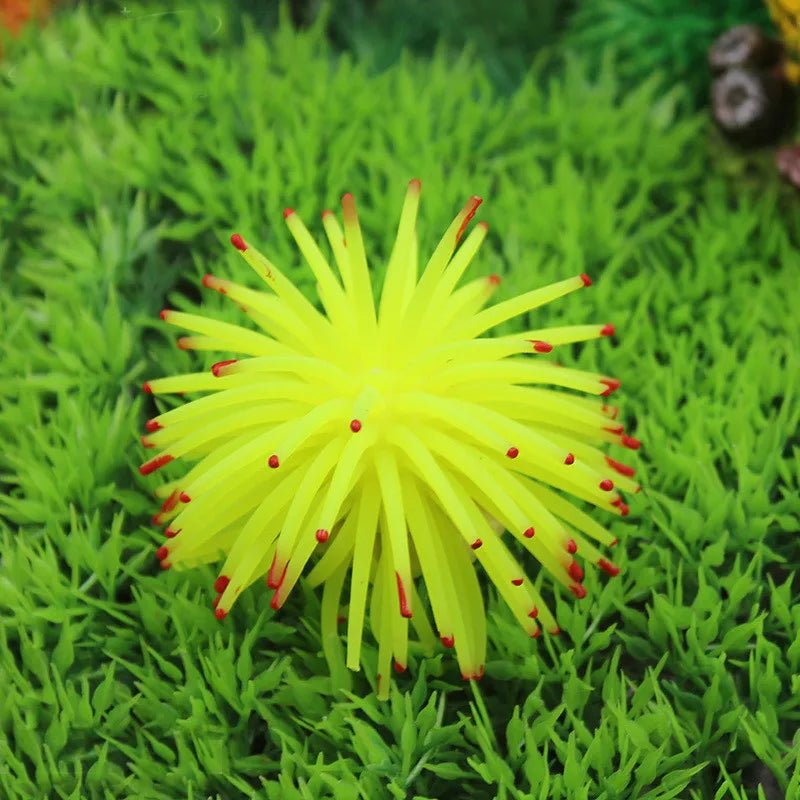 Wholesale Bulk Aquarium Silicone Simulation Artificial Fish Tank Fake Coral Plant Underwater Aquatic Sea Anemone Ornament Decoration Accessory - Furbury