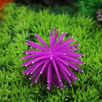 Wholesale Bulk Aquarium Silicone Simulation Artificial Fish Tank Fake Coral Plant Underwater Aquatic Sea Anemone Ornament Decoration Accessory - Furbury