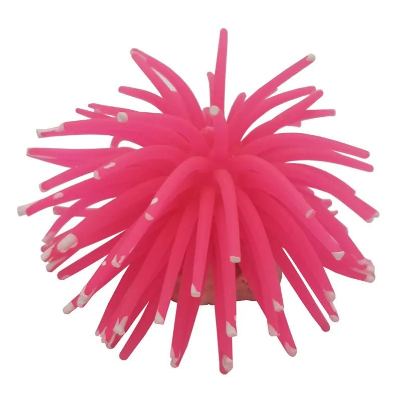 Wholesale Bulk Aquarium Silicone Simulation Artificial Fish Tank Fake Coral Plant Underwater Aquatic Sea Anemone Ornament Decoration Accessory - Furbury