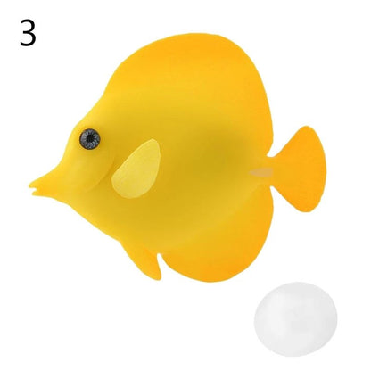 Wholesale Bulk Artificial Moving Fish Floating Silicone Fake Fish Aquarium Decorations - Furbury