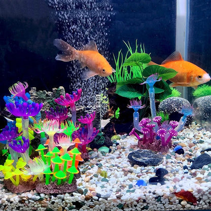 Wholesale Bulk Artificial Underwater Coral Aquarium Fish Tank Simulation Decoration Aquarium Backgrounds Plants Water Grass Decora Beautiful - Furbury