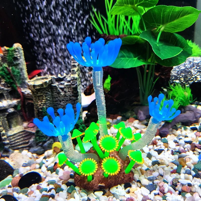 Wholesale Bulk Artificial Underwater Coral Aquarium Fish Tank Simulation Decoration Aquarium Backgrounds Plants Water Grass Decora Beautiful - Furbury