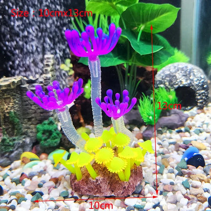 Wholesale Bulk Artificial Underwater Coral Aquarium Fish Tank Simulation Decoration Aquarium Backgrounds Plants Water Grass Decora Beautiful - Furbury