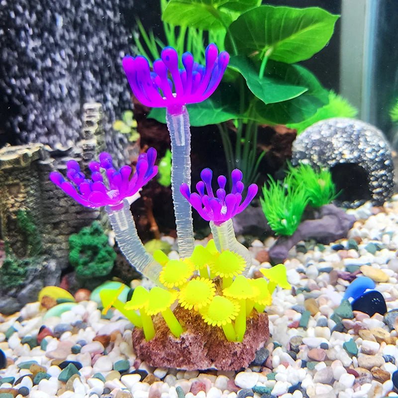 Wholesale Bulk Artificial Underwater Coral Aquarium Fish Tank Simulation Decoration Aquarium Backgrounds Plants Water Grass Decora Beautiful - Furbury