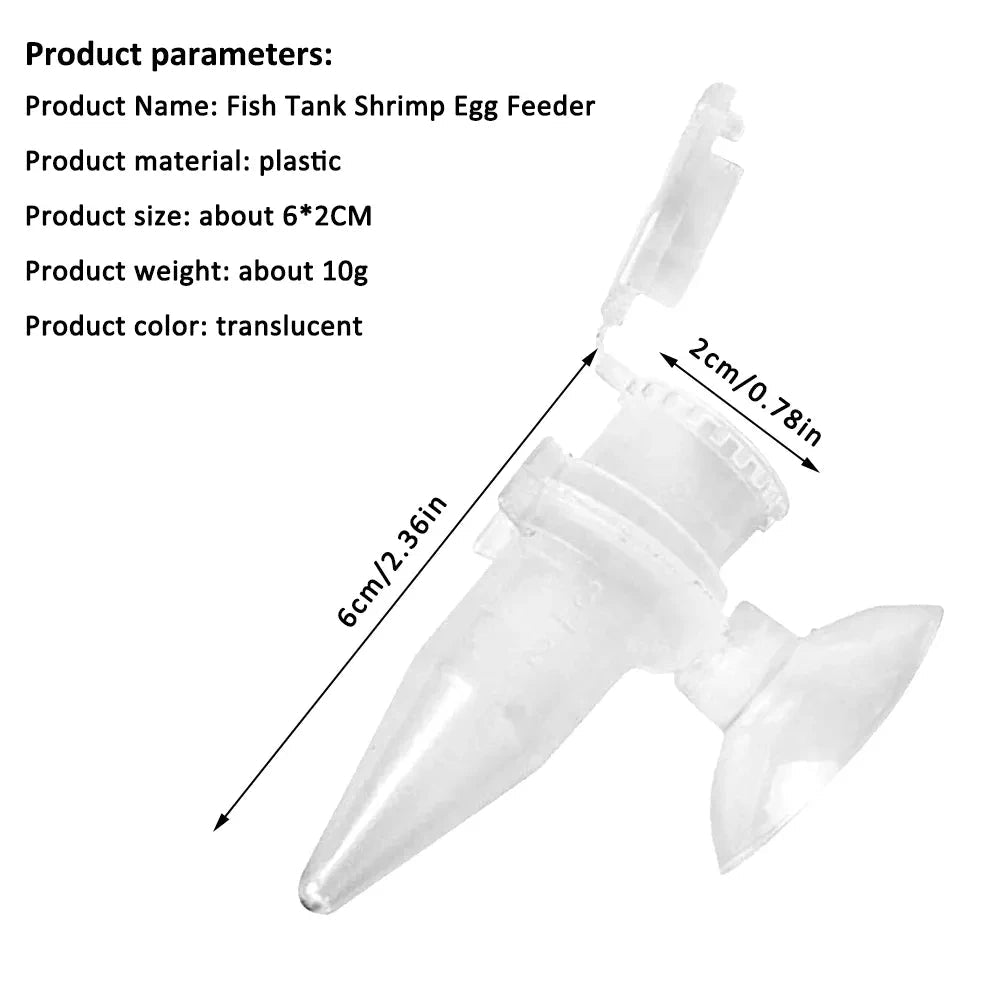 Wholesale Bulk Automatic Fish Feeder Brine Shrimp Feeder Red Worm Feeding Feeder Worm Funnel Cup Fish Food Feeding Tool Aquarium Accessories - Furbury