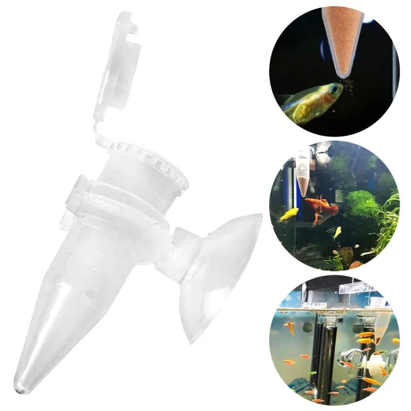 Wholesale Bulk Automatic Fish Feeder Brine Shrimp Feeder Red Worm Feeding Feeder Worm Funnel Cup Fish Food Feeding Tool Aquarium Accessories - Furbury