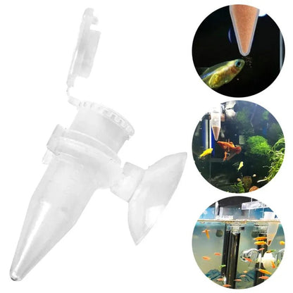 Wholesale Bulk Automatic Fish Feeder Brine Shrimp Feeder Red Worm Feeding Feeder Worm Funnel Cup Fish Food Feeding Tool Aquarium Accessories - Furbury