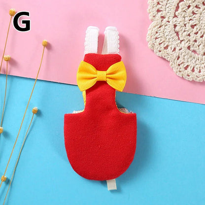 Wholesale Bulk Bird Parrot Diaper With Bowtie Cute Flight Suit Nappy Clothes For Cockatiel Green Cheek Conure Parakeet Pigeons Bird Accessories - Furbury