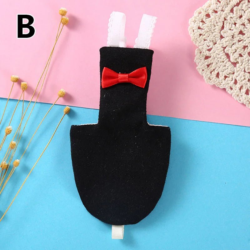 Wholesale Bulk Bird Parrot Diaper With Bowtie Cute Flight Suit Nappy Clothes For Cockatiel Green Cheek Conure Parakeet Pigeons Bird Accessories - Furbury