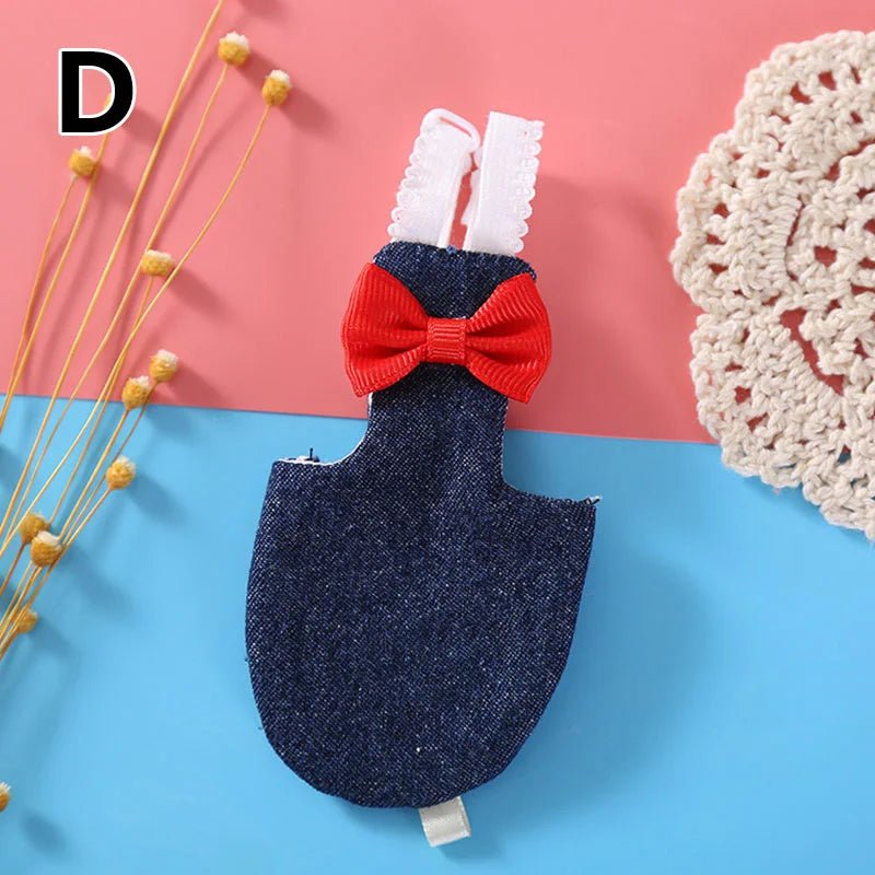 Wholesale Bulk Bird Parrot Diaper With Bowtie Cute Flight Suit Nappy Clothes For Cockatiel Green Cheek Conure Parakeet Pigeons Bird Accessories - Furbury