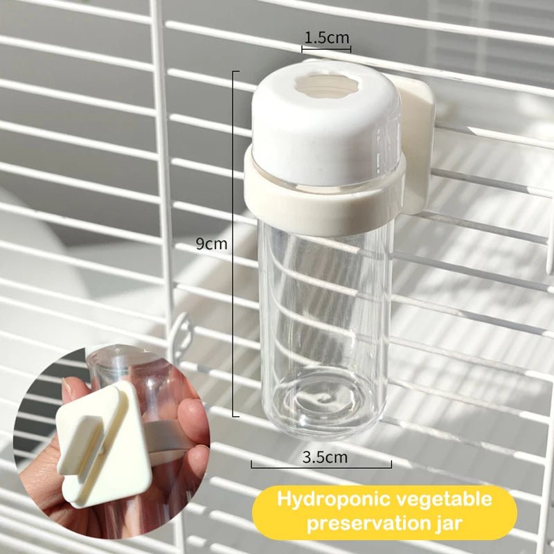 Wholesale Bulk Bird Parrot Feeder Cage Vegetable Holder Preservation Jar Cage Accessories Hanging Basket Container Toys Budgie Cage Supplies - Furbury
