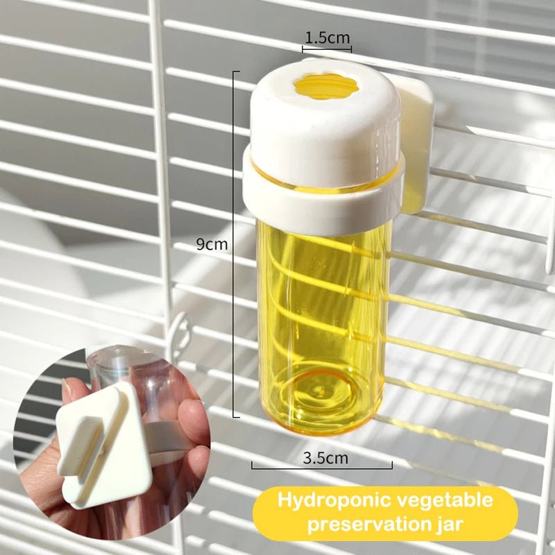 Wholesale Bulk Bird Parrot Feeder Cage Vegetable Holder Preservation Jar Cage Accessories Hanging Basket Container Toys Budgie Cage Supplies - Furbury