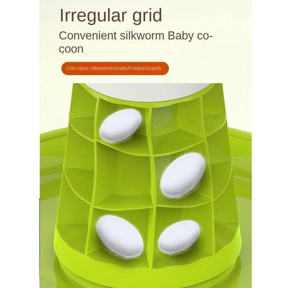 Wholesale Bulk Breathable Snails Breeding Tank Transparent with Handle Reptile Observing Box Prevents Escape Removable Insect Feeding Bin - Furbury