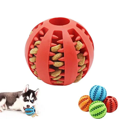 Wholesale Bulk Dog Ball Toys for Small Dogs Interactive Elasticity Puppy Chew Toy Tooth Cleaning Rubber Food Ball Toy Pet Stuff Accessories - Furbury