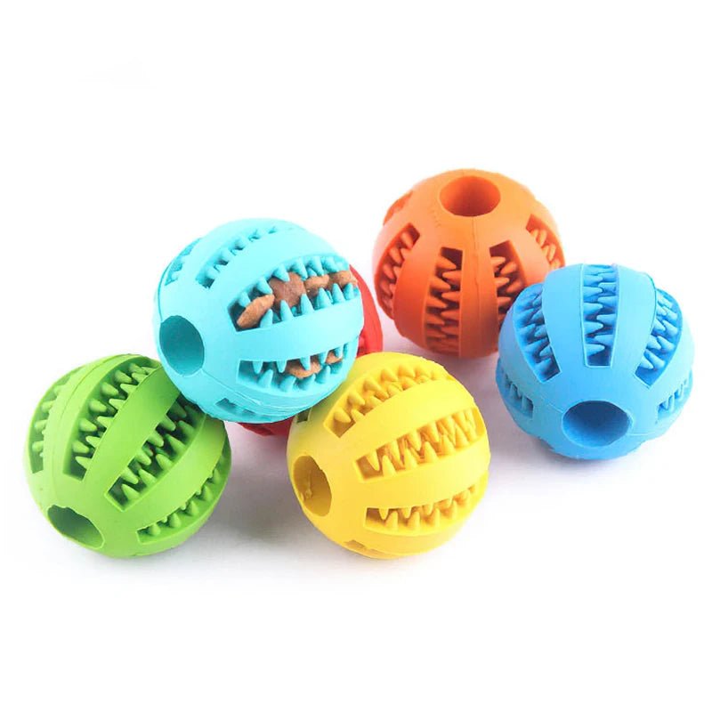 Wholesale Bulk Dog Ball Toys for Small Dogs Interactive Elasticity Puppy Chew Toy Tooth Cleaning Rubber Food Ball Toy Pet Stuff Accessories - Furbury