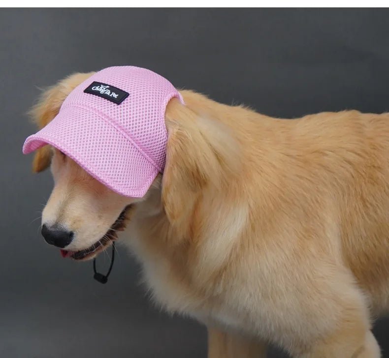 Wholesale Bulk Dog Baseball Cap Mesh Pet Dog Hat Breathable for Small Medium Dogs Ear Holes Adjustable Dog Hat Pet Accessories - Furbury