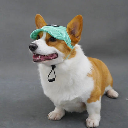 Wholesale Bulk Dog Baseball Cap Mesh Pet Dog Hat Breathable for Small Medium Dogs Ear Holes Adjustable Dog Hat Pet Accessories - Furbury