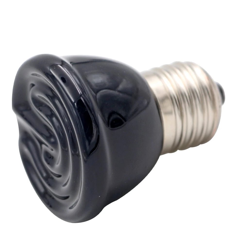 Wholesale Bulk E27 Pet Heating Lamp for Turtle Snake lizard Infrared Ceramic Emitter Heat Light 50W/75W/100W Reptile Lamp Reptile Light EU Plug - Furbury