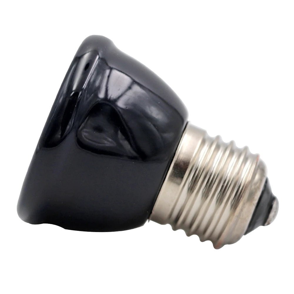 Wholesale Bulk E27 Pet Heating Lamp for Turtle Snake lizard Infrared Ceramic Emitter Heat Light 50W/75W/100W Reptile Lamp Reptile Light EU Plug - Furbury