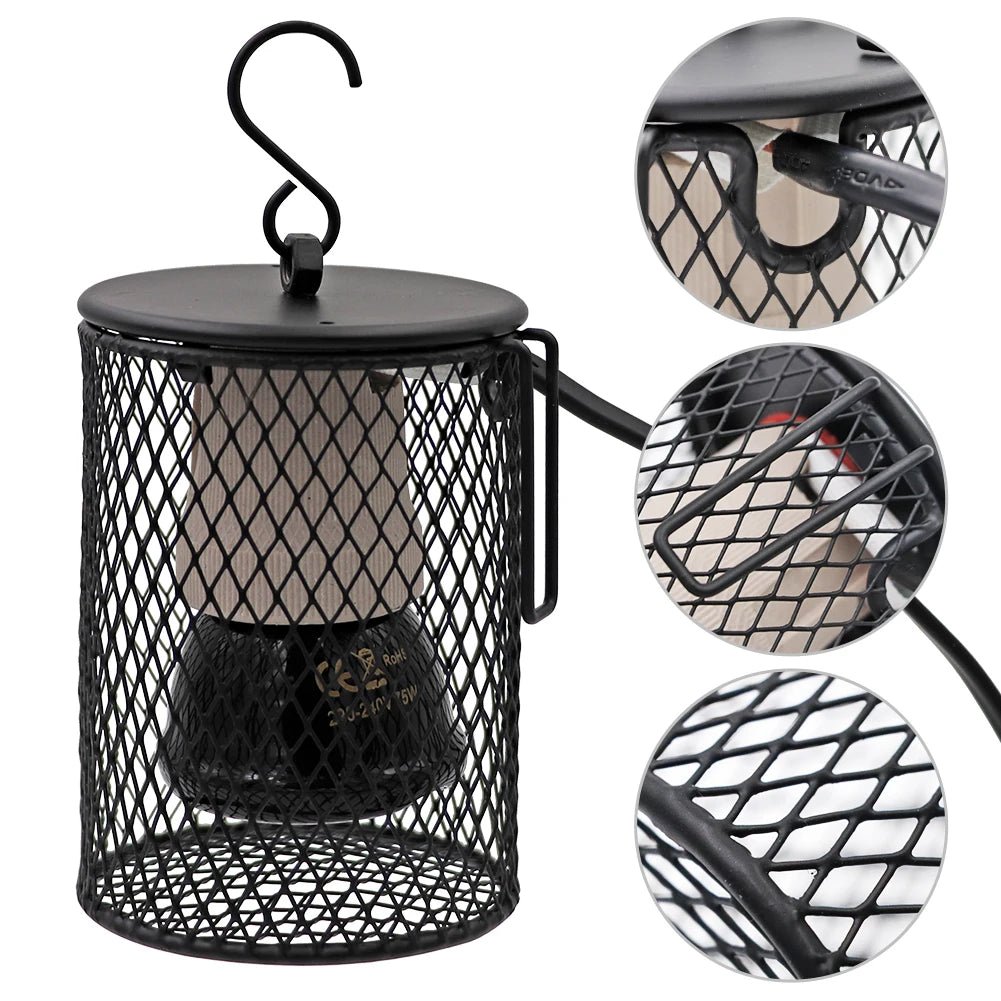 Wholesale Bulk E27 Pet Heating Lamp for Turtle Snake lizard Infrared Ceramic Emitter Heat Light 50W/75W/100W Reptile Lamp Reptile Light EU Plug - Furbury