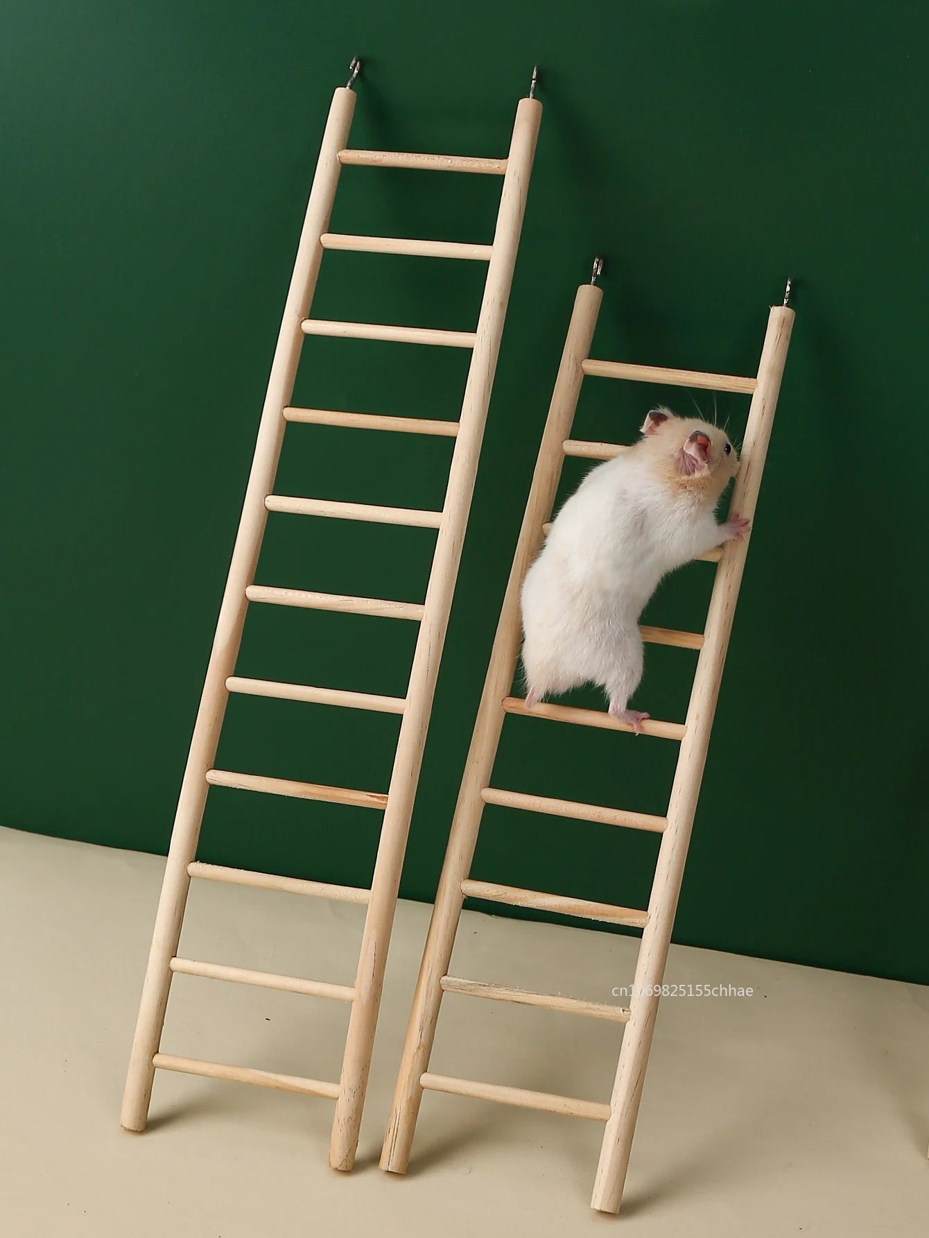 Wholesale Bulk Hamster Parrot Toys Hanging Cage Climbing Ladders with Natural Wood Parrots Suspension Bridge Swing Toys Bird Small Pet Supplies - Furbury