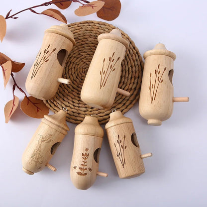 Wholesale Bulk Handmade Wooden Hummingbird House Chalet Hanging Mini Bird Nests Cage for Beautiful Outdoor Patio Garden Decoration Pet Bedroom - Furbury