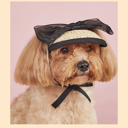 Wholesale Bulk Hat For Dog Woven Small Dog Hats Lace Soft Comfortable Pet Hats Adjustable For Walking Climbing Running Hiking Outdoor - Furbury
