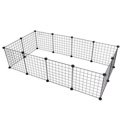 Wholesale Bulk Outdoor Puppy Playpen Adjustable Wire Plastic Enclosure for Rabbits Hamster Kennel House Dogs Kitten Small Animals Supplies - Furbury