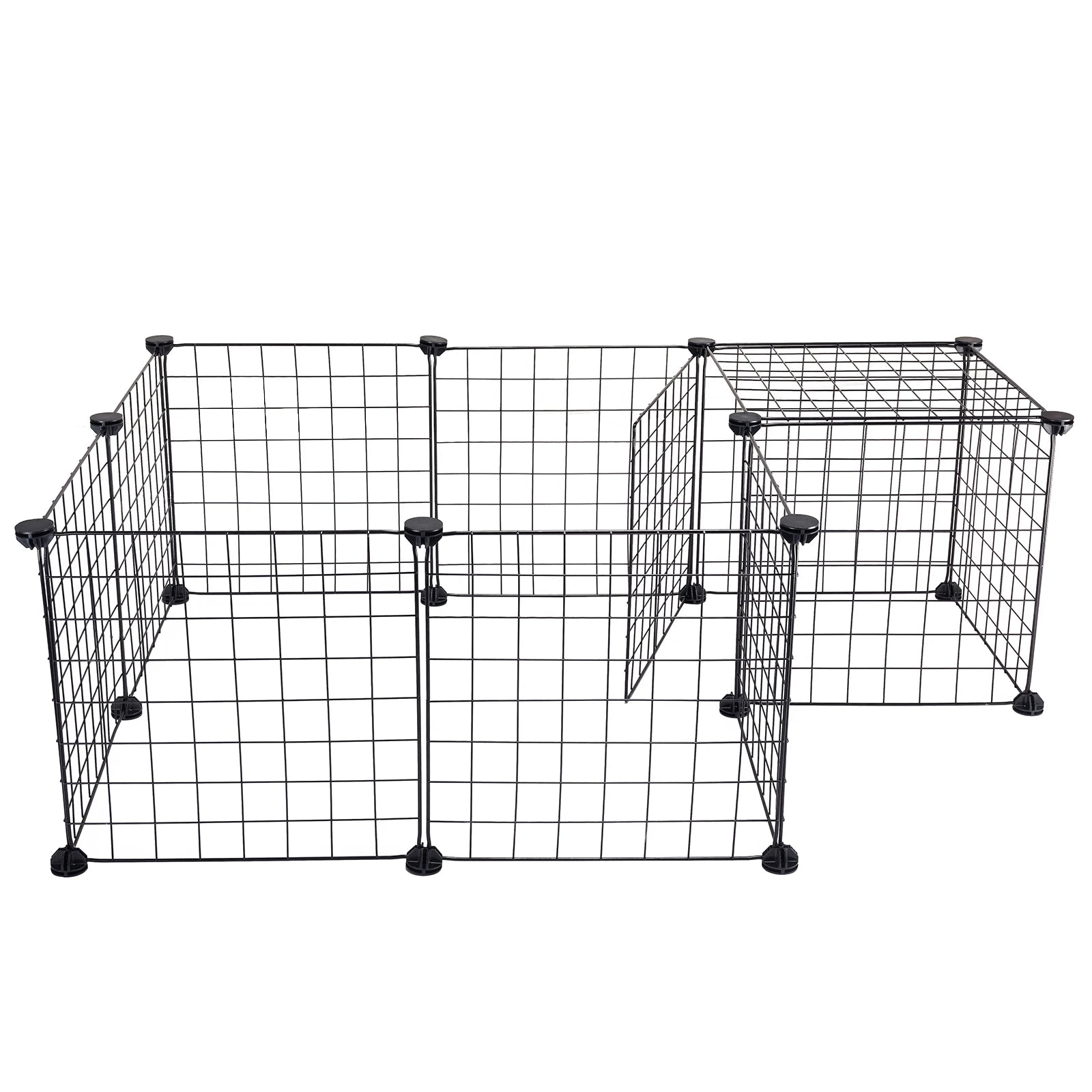 Wholesale Bulk Outdoor Puppy Playpen Adjustable Wire Plastic Enclosure for Rabbits Hamster Kennel House Dogs Kitten Small Animals Supplies - Furbury