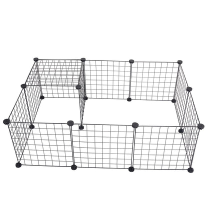 Wholesale Bulk Outdoor Puppy Playpen Adjustable Wire Plastic Enclosure for Rabbits Hamster Kennel House Dogs Kitten Small Animals Supplies - Furbury