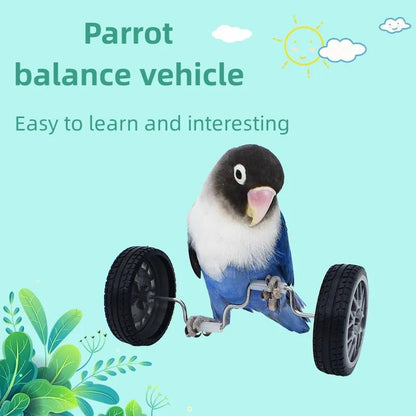 Wholesale Bulk Parrot Balance Car Deboring Toys Small And Medium - Sized Bird Supplies Roller Skateboard Skill Training Props Phoenix Bird Toys - Furbury