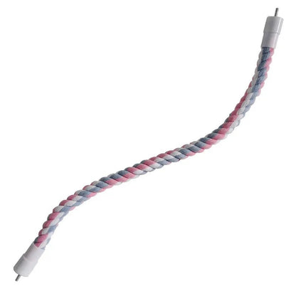 Wholesale Bulk Pet Bird Bite Toys Parrot Color Cotton Rope Toys Elastic Parrot Climbing Toys Sturdy Bird Swing Harness Cage Pet Toy Swing Stand - Furbury