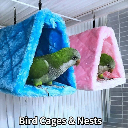 Wholesale Bulk Pet Bird Parrot Cages Warm Hammock Hut Tent Fashion Bed Hanging Cave for Sleeping and Hatching Cage Decoration - Furbury