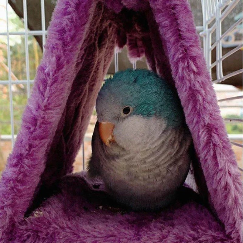 Wholesale Bulk Pet Bird Parrot Cages Warm Hammock Hut Tent Fashion Bed Hanging Cave for Sleeping and Hatching Cage Decoration - Furbury