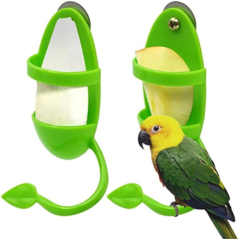 Wholesale Bulk Pet Parrot Feeder Hanging Cage Fruit Vegetable Container Feeding Cup Cuttlebone Stand Holder Pet Cage Accessories Supplies - Furbury