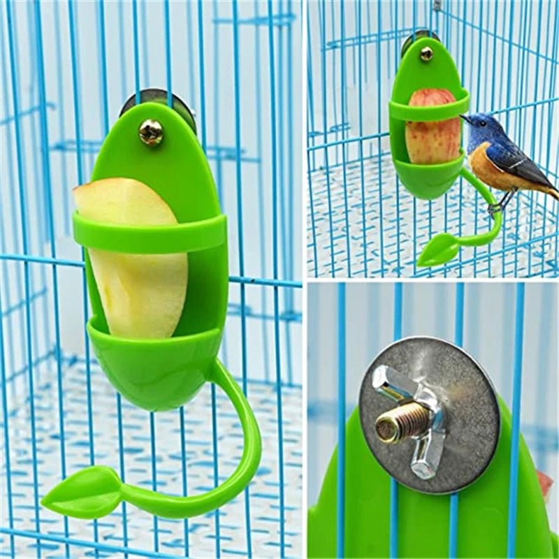 Wholesale Bulk Pet Parrot Feeder Hanging Cage Fruit Vegetable Container Feeding Cup Cuttlebone Stand Holder Pet Cage Accessories Supplies - Furbury