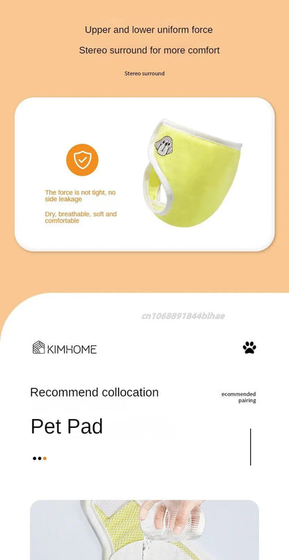 Wholesale Bulk Pet Underwear Products Menstrual Hygiene Pants Puppy Anti Harassment Diapers Diapers Wet Mother Dog Physiological Pants - Furbury