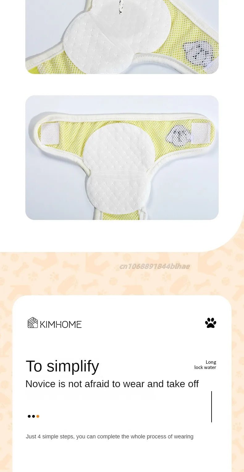 Wholesale Bulk Pet Underwear Products Menstrual Hygiene Pants Puppy Anti Harassment Diapers Diapers Wet Mother Dog Physiological Pants - Furbury