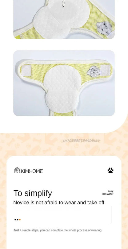 Wholesale Bulk Pet Underwear Products Menstrual Hygiene Pants Puppy Anti Harassment Diapers Diapers Wet Mother Dog Physiological Pants - Furbury