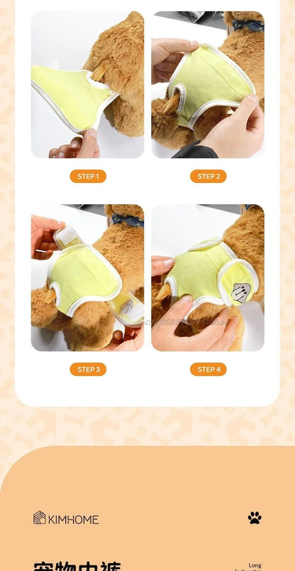 Wholesale Bulk Pet Underwear Products Menstrual Hygiene Pants Puppy Anti Harassment Diapers Diapers Wet Mother Dog Physiological Pants - Furbury