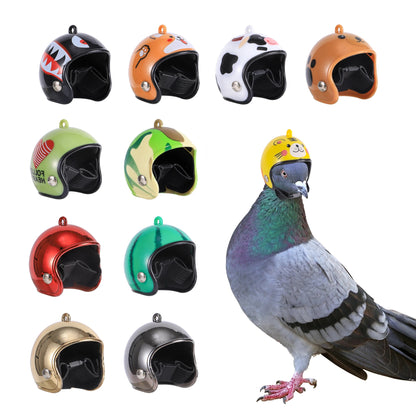 Wholesale Bulk Pigeon Helmet Parrot Hat Bird Pet Protective Gear Sunscreen Rain Helmet Toy Bird Small Pet Supplies Clothing Accessories - Furbury